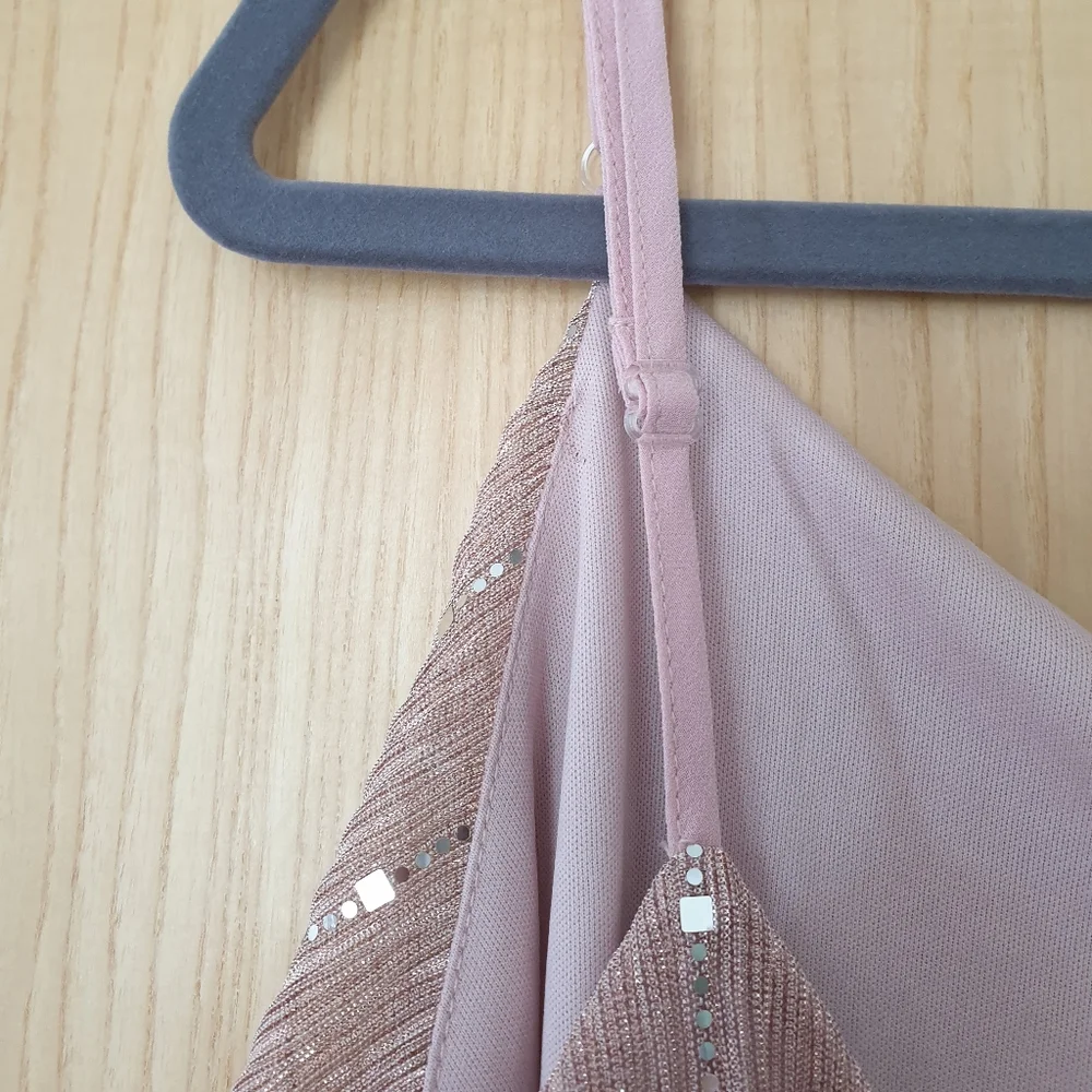 BNWT Boohoo sequin stripe cami top - Picture 4 of 4